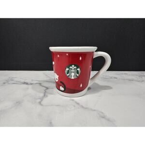 🎄Starbucks 2011 Demi Espresso Holiday Mug Boy And Dog Mini Cup 3 fl. oz.